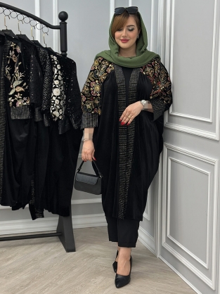 مانتو عبایی مزونی رامونا کد : 2166