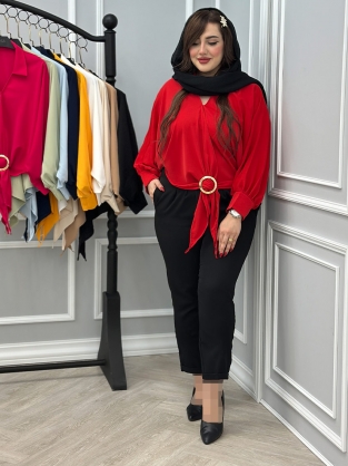 شومیز کراپ سمیه کد : 2192