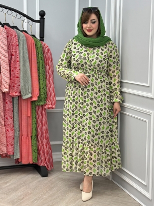 پیراهن گلدونه کد : 1502