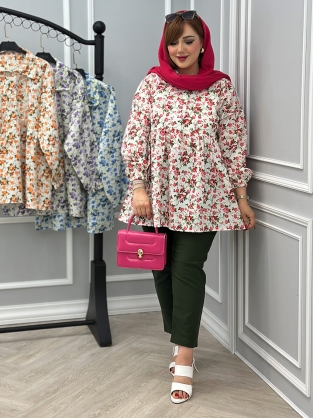 شومیز گلاب کد : 2354
