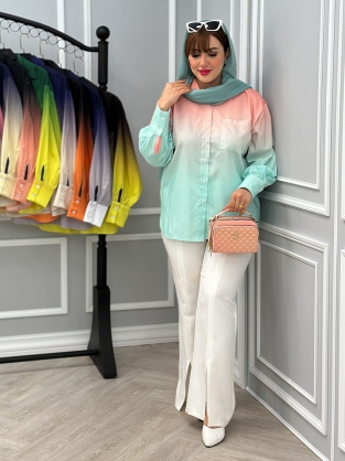 شومیز آبرنگی کد : 2697