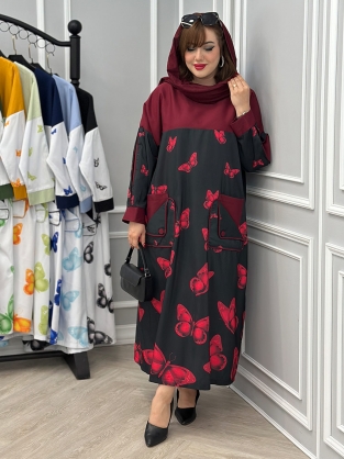 پیراهن لینن فلای کد : 2746