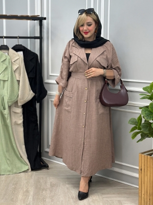 مانتو ارغوان کد : 2991