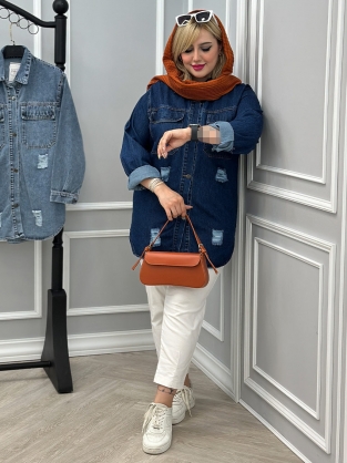 شومیز جین پاییز کد : 3024