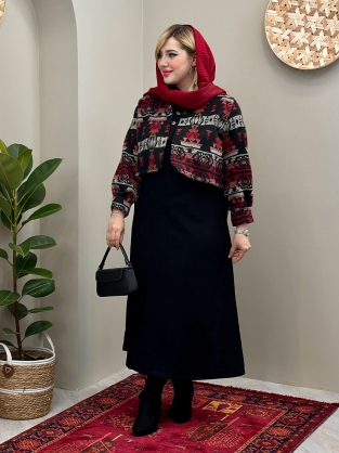 ست کت و سارافون تلما کد : 5031