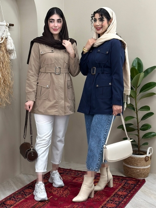 بارانی آستردار شیدا کد : 5087