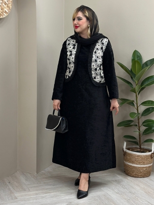 پیراهن ژیله دار جواهر کد : 6092