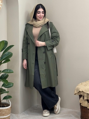 بارانی کتان نیجان کد : 7002