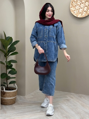 شومیز جین ماهسون کد : 7031