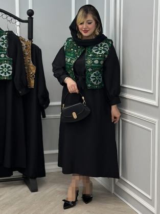 پیراهن ژیله دار برگین کد : 8089