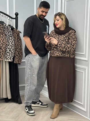 ست دو تیکه بافت لیندا کد : 9087