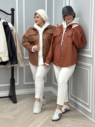 سویشرت چرم ویهان کد : 9084