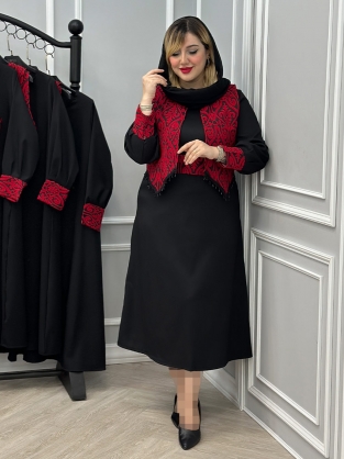 پیراهن ژیله دار عطرین کد : 10013