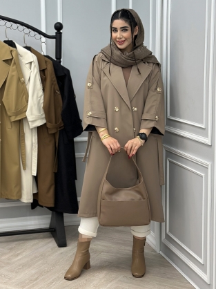 بارانی آستردار برفا کد : 10027