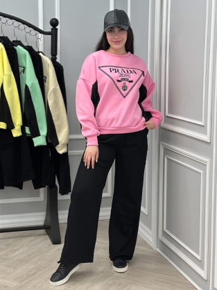 ست دورس و شلوار زیپو کد : 10042