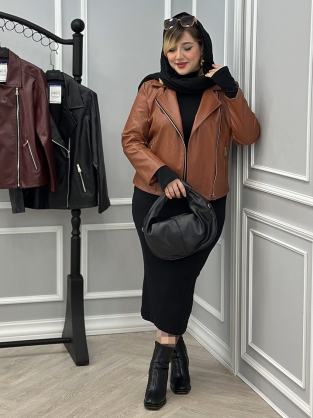 کت چرم ریتا کد : 10046