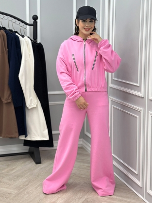 ست هودی و شلوار مانیلا کد : 10146