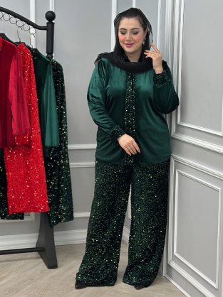 شومیز و شلوار پولک کد : 10204