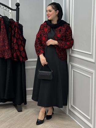 کت و سارافون نیلگون کد : 10201