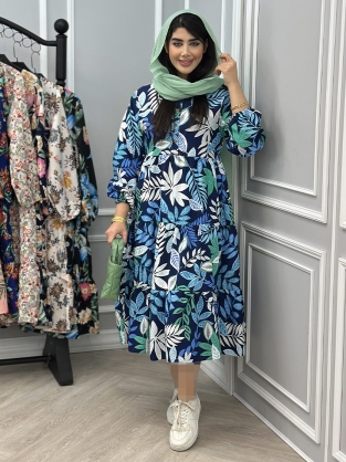 پیراهن نخی شایلین کد : 2890