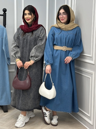 پیراهن جین پیکسل کد : 10239