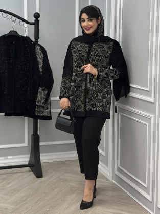 کت مخمل گلارین کد : 10303