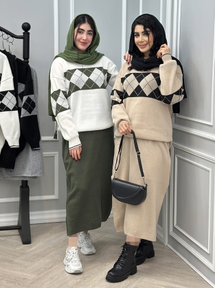 ست بلوز و دامن ایروانا کد : 10309