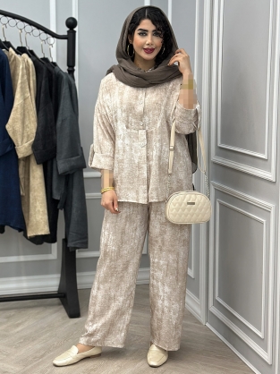 شومیز و شلوار عطریا کد : 10349