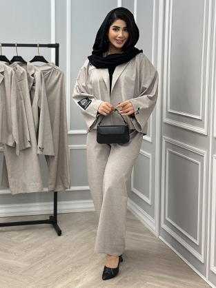 کت و شلوار لینن کیارا کد : 10363