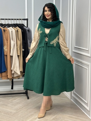 ست ژیله و دامن سنجاقک کد : 10378