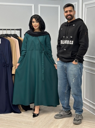 پیراهن الیزه غزال کد : 10411