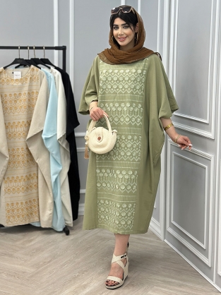 پیراهن عبایی مورین کد : 10470