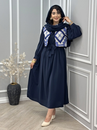 پیراهن ژیله دار شهناز کد : 6068