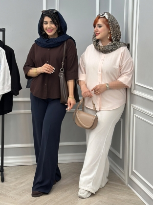 شومیز لینن سانی کد : 11083