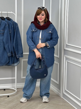 شومیز جین پانو کد : 110897