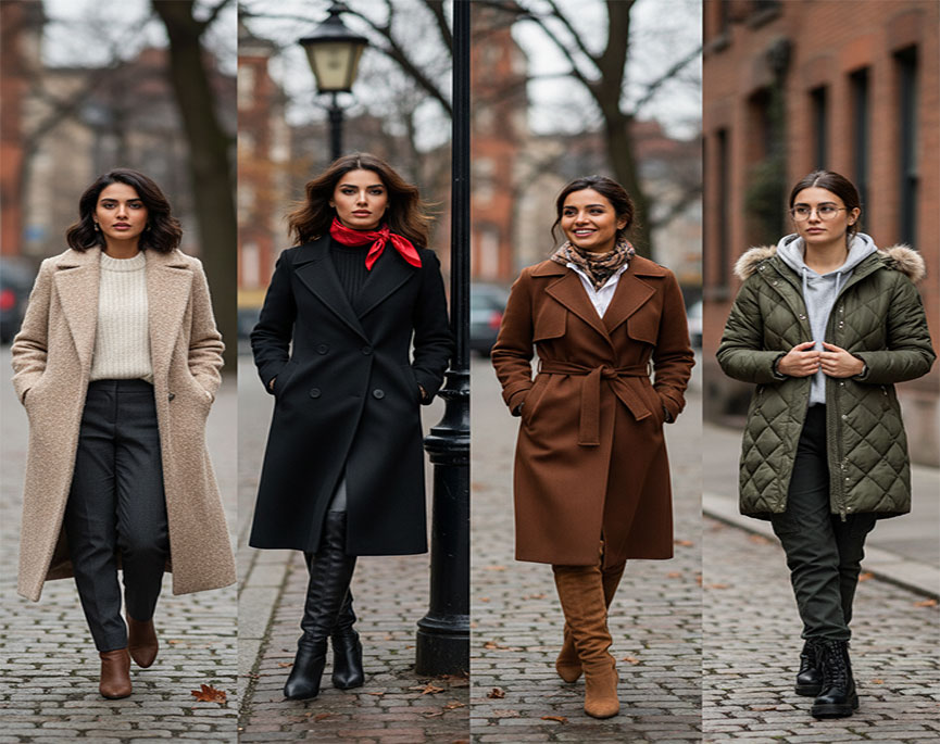 رنگ‌ های ترند پالتو زمستانی