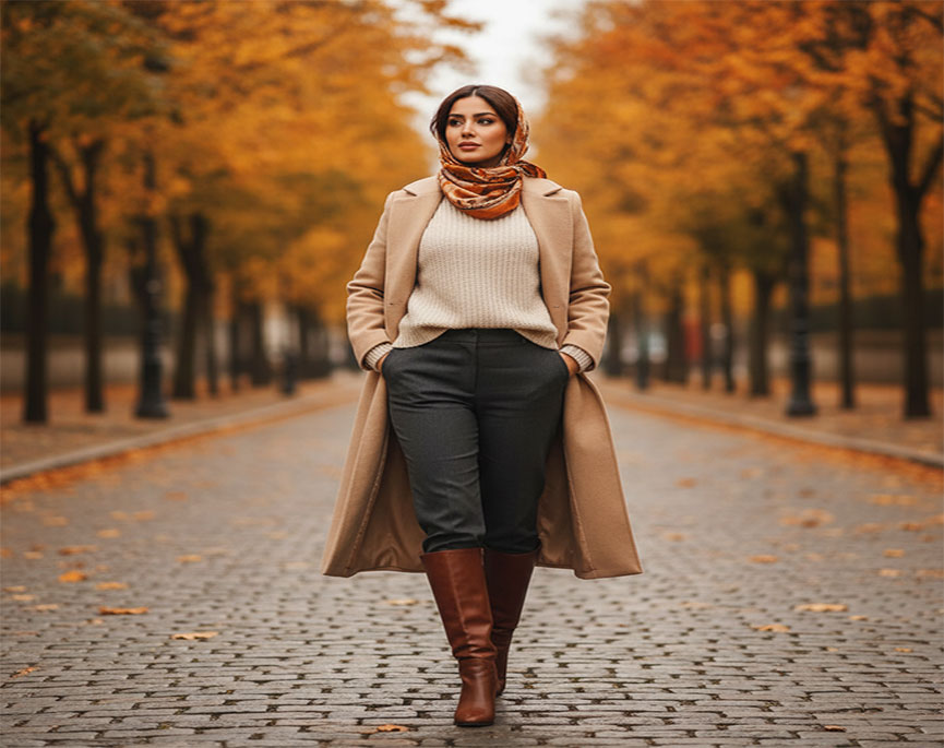 چطور پالتو زنانه را ست کنیم؟